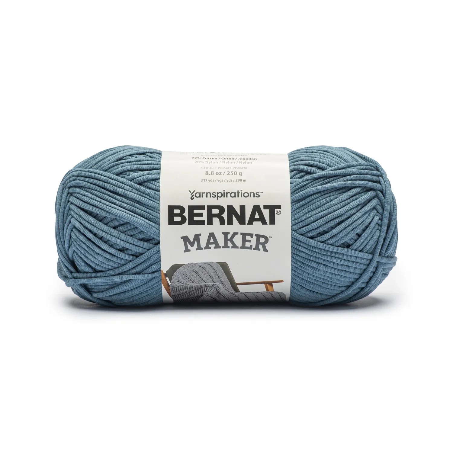 Bernat Maker Schlauchgarn 250g Baumwolle weich