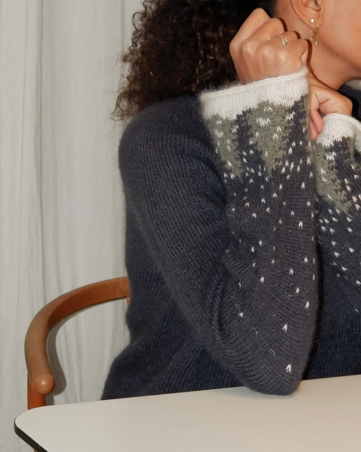 Knitting for Olive Snow Sweater Strickanleitung Erwachsene XS-5XL