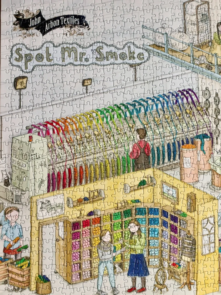 John Arbon Spot Mr. Smoke Puzzle 750 Teile Recycling