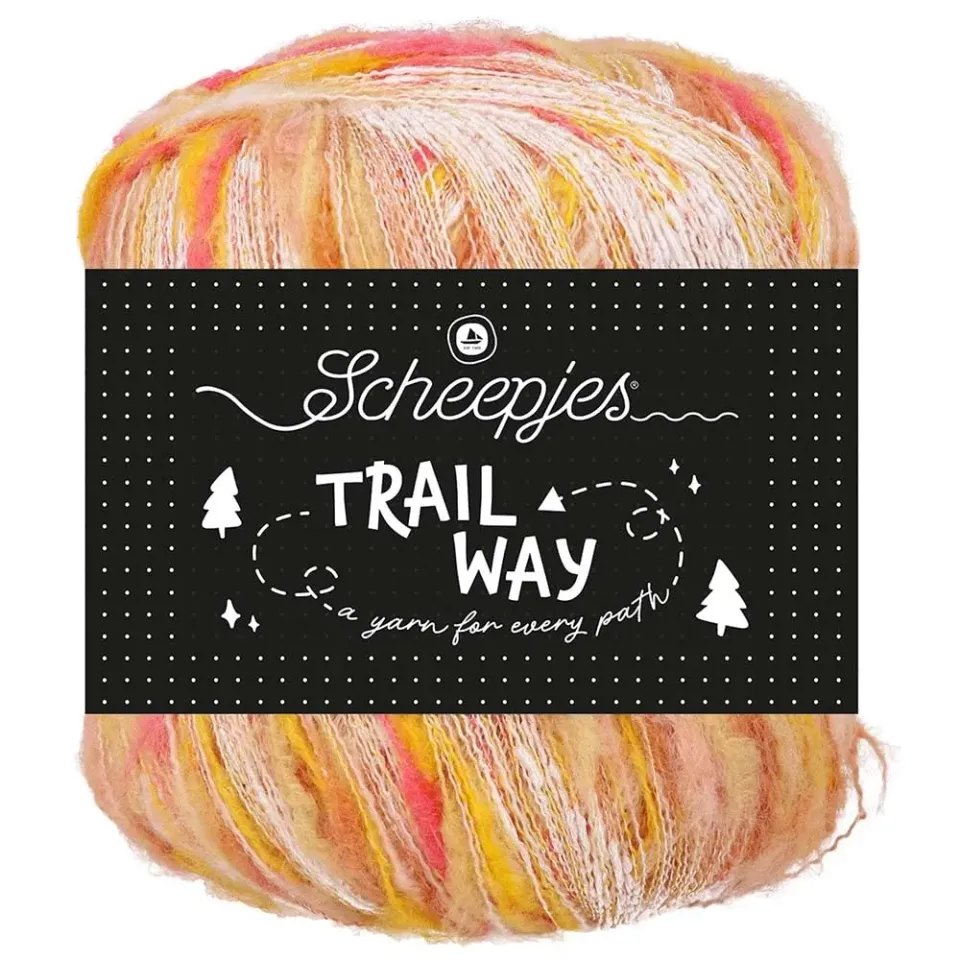 Scheepjes Trailway 005 Pink Sunset Garn 50g Rosa Beige
