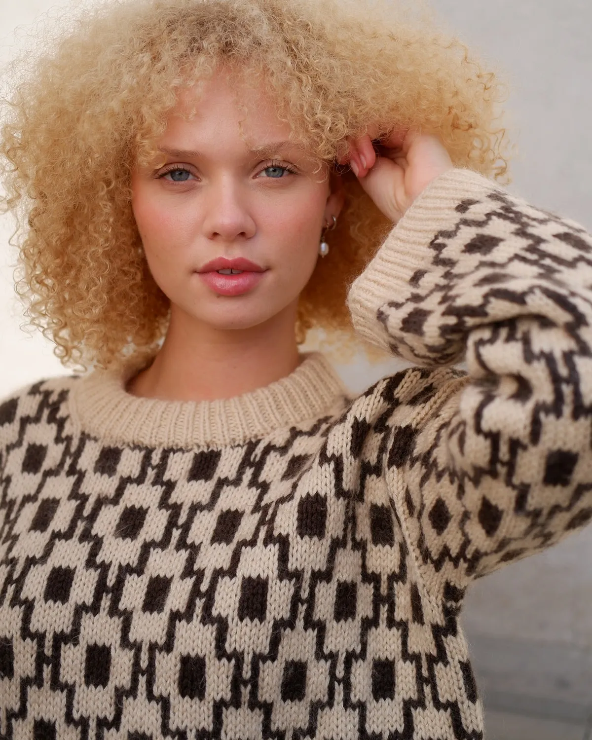 Knitting for Olive Mosaic Sweater Strickanleitung Fair Isle