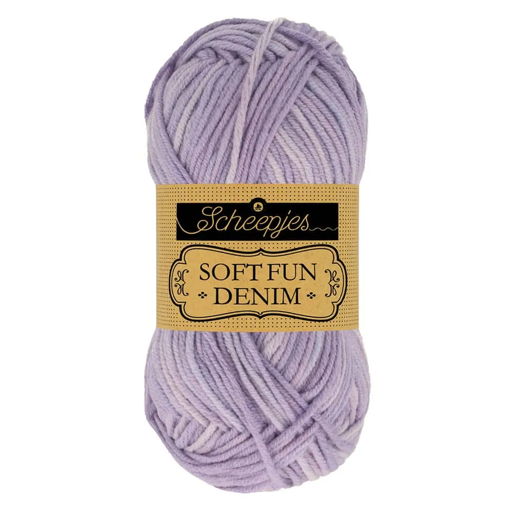 Scheepjes Softfun Denim 506 Grün Garn 1x50g Baumwolle-Acryl