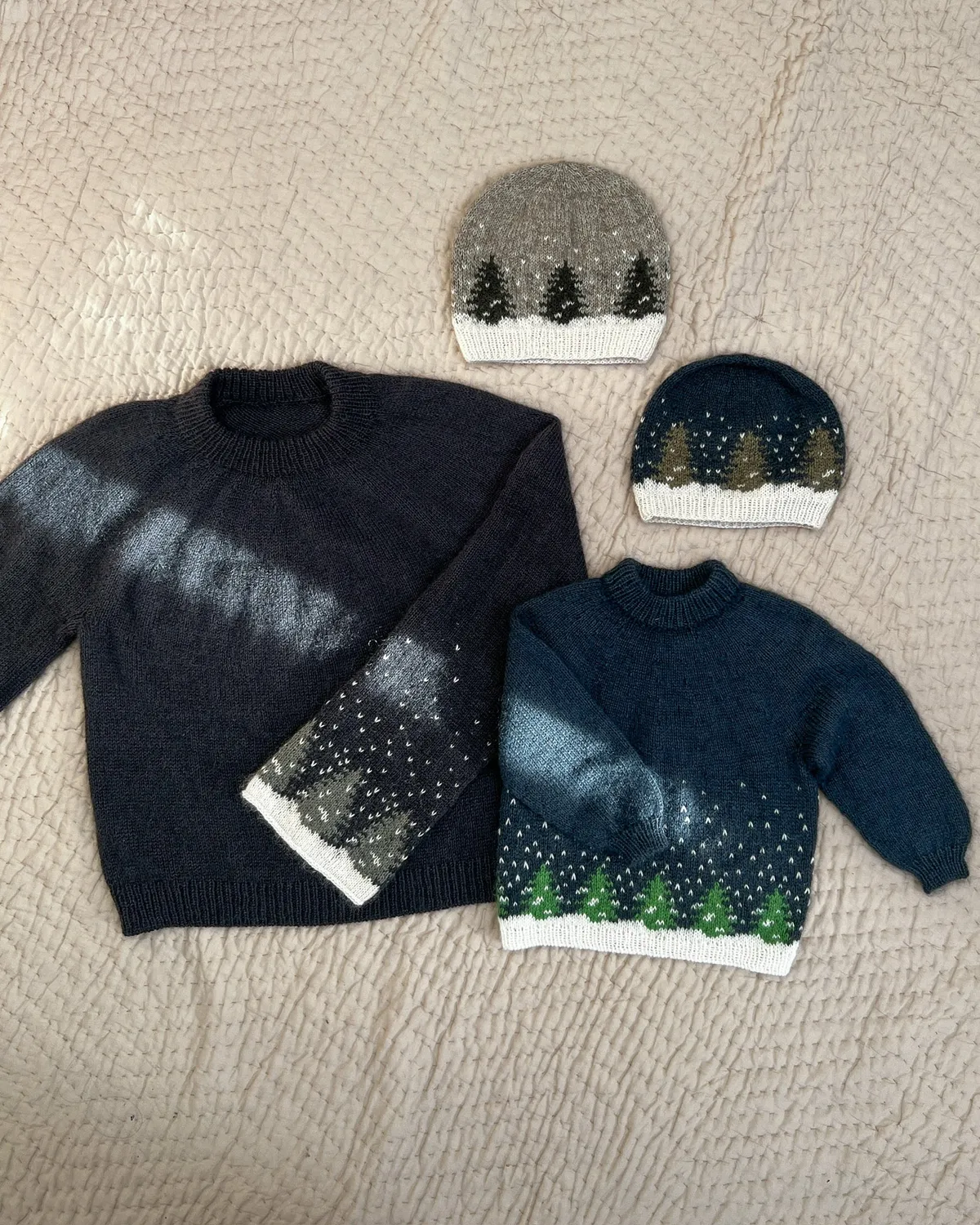 Knitting for Olive Snow Beanie Strickanleitung Deutsch