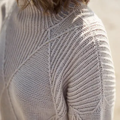 Rosy Green Wool Tyla Pullover Strickanleitung Englisch Rautenmuster