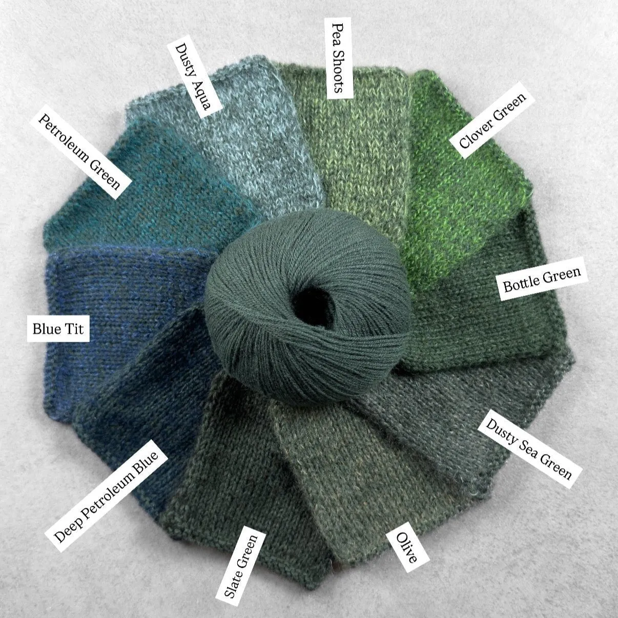 Knitting for Olive Merino Wolle Bottle Green 250m/50g