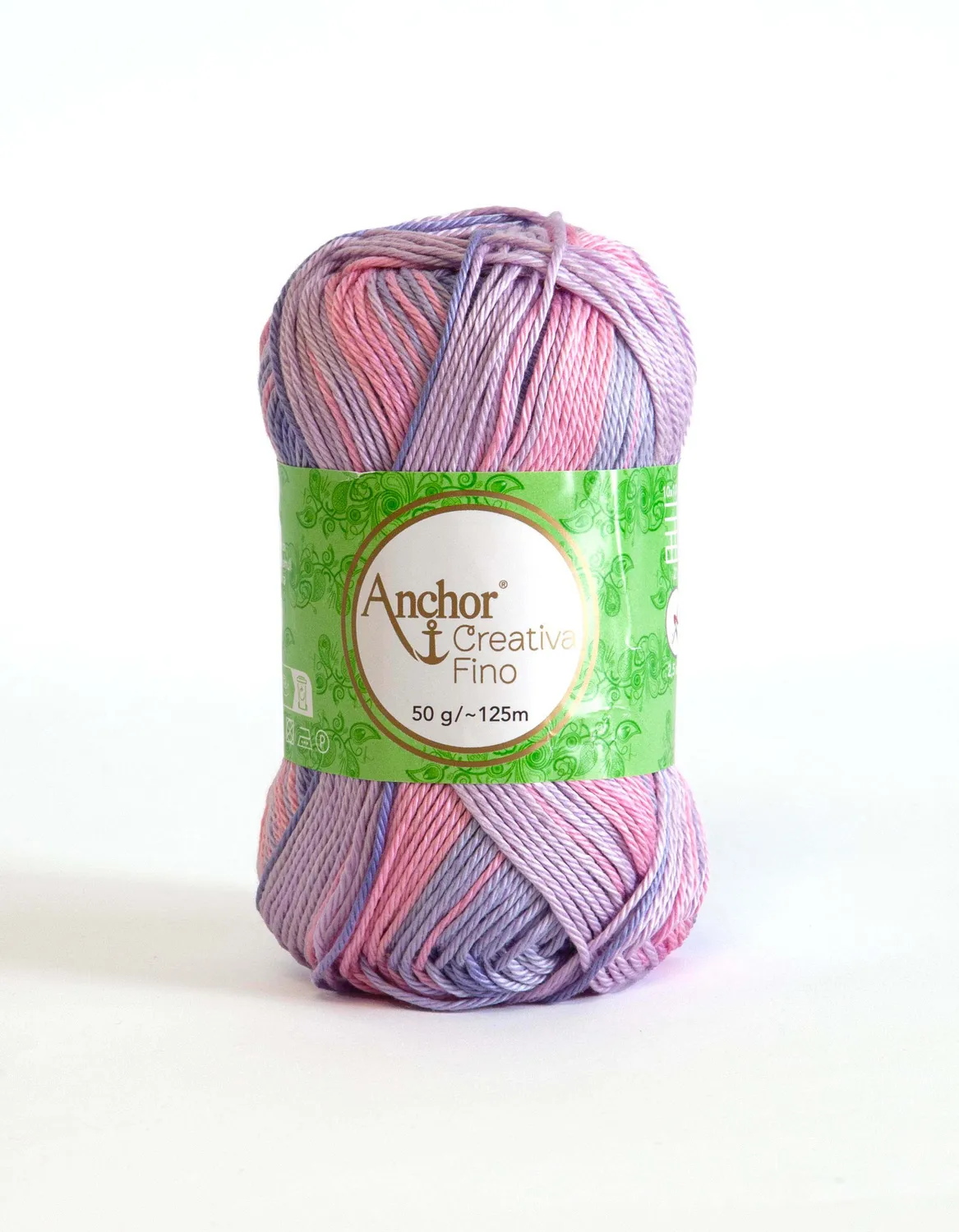 Anchor Creativa Fino Häkelgarn Multicolor Baumwolle 4-fädig