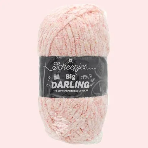 Scheepjes Big Darling Effektgarn 05 Strawberry 150g rosa