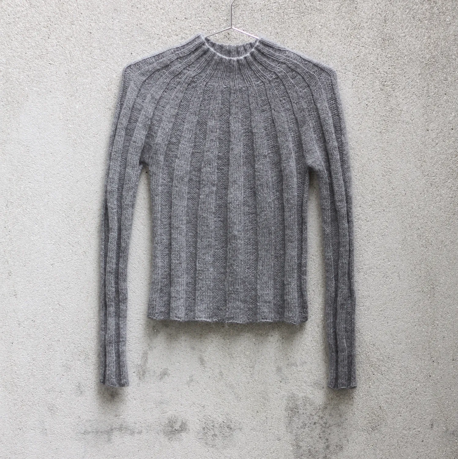 Knitting for Olive Infinity Rib Bluse Anleitung deutsch XS-4XL