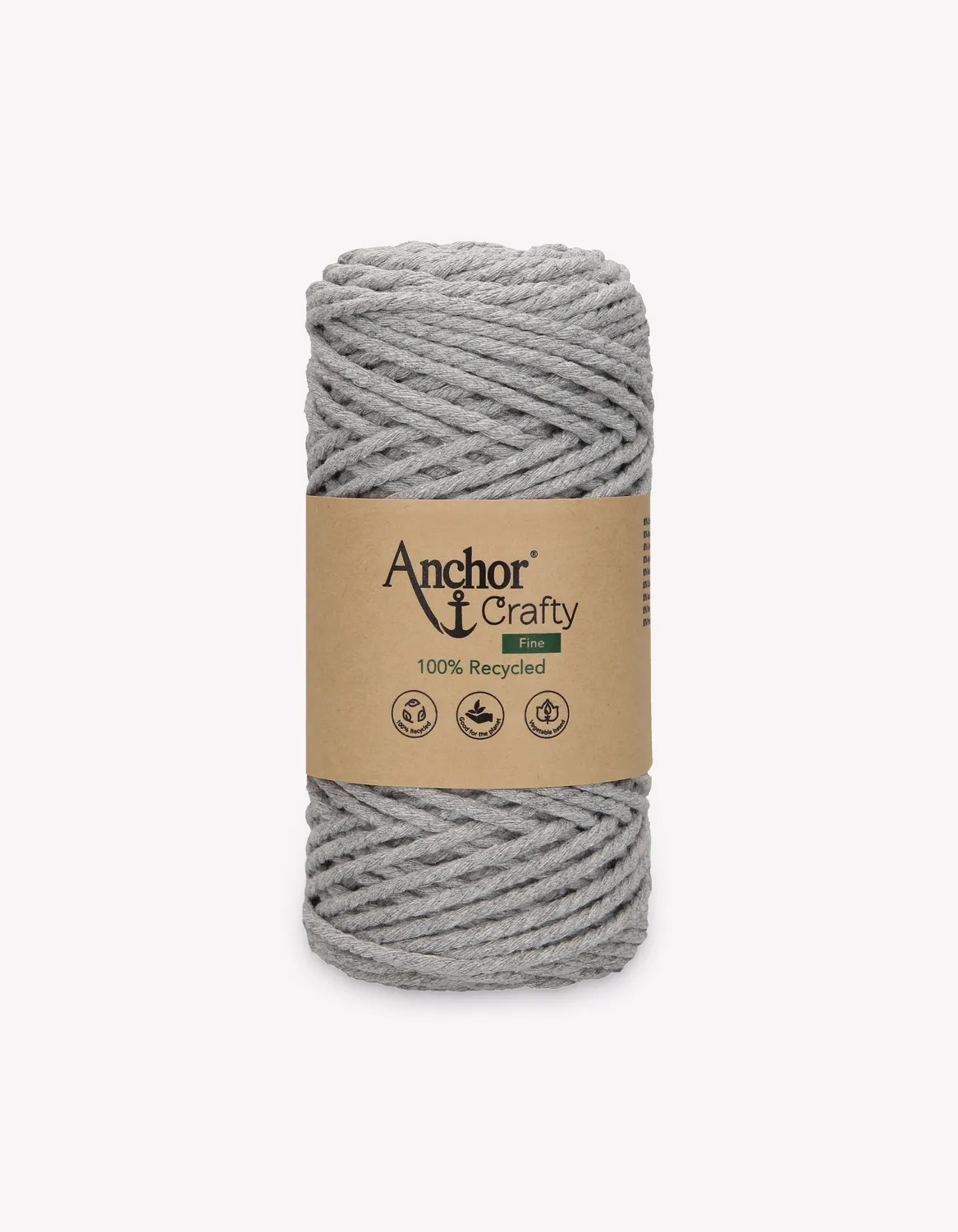 Anchor Crafty Fine Makrameegarn 250g 3mm recycelt