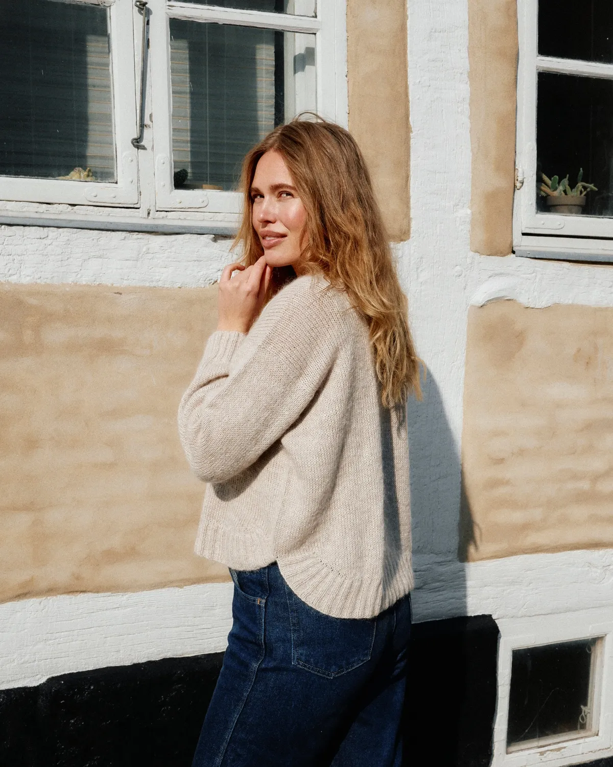 Knitting for Olive Astrid Sweater Anleitung Pullover Deutsch
