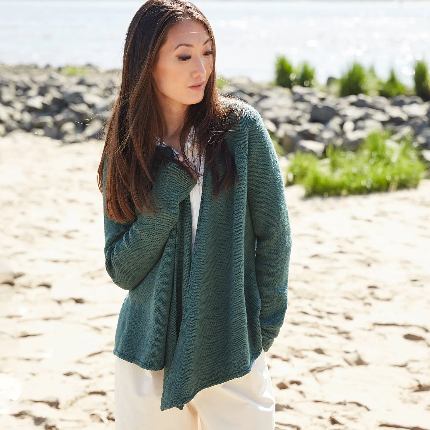 Rosy Green Wool Kanshoku Cardigan Strickanleitung Jacke PDF