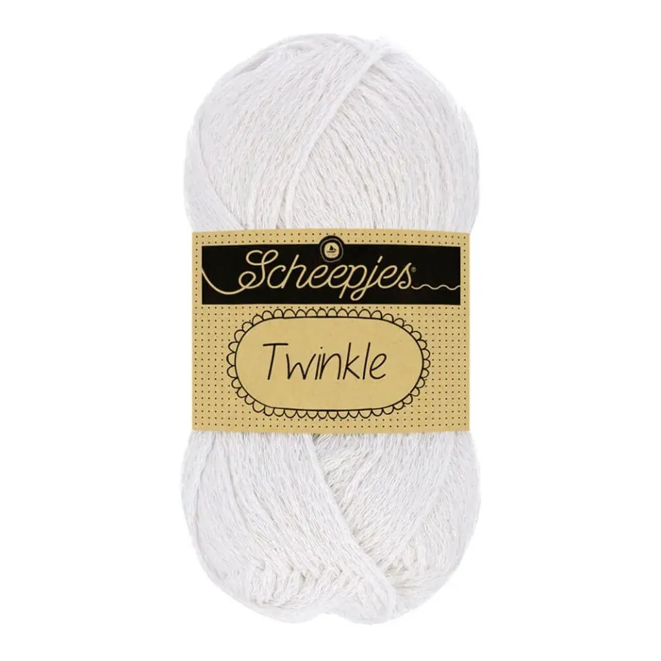 Scheepjes Twinkle Garn 901 1x50g Glitzer