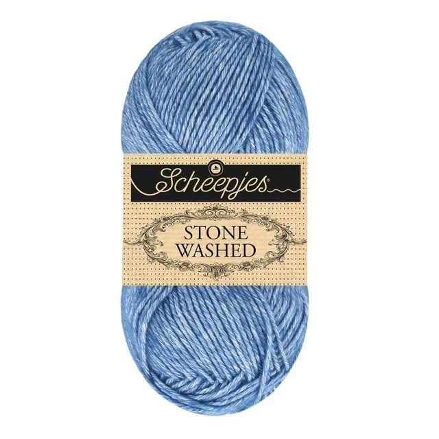 Scheepjes Stone Washed 846 Garn Lazurite 50g meliert
