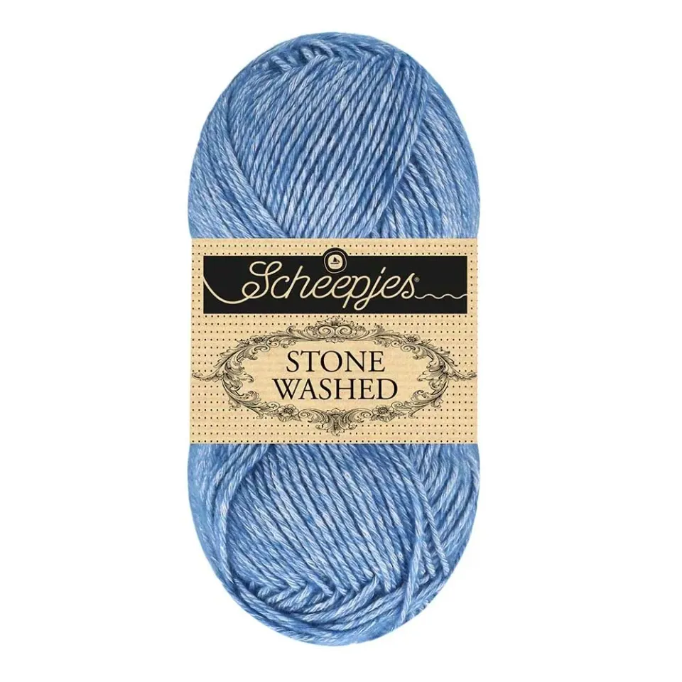 Scheepjes Stone Washed 846 Garn Lazurite 50g meliert