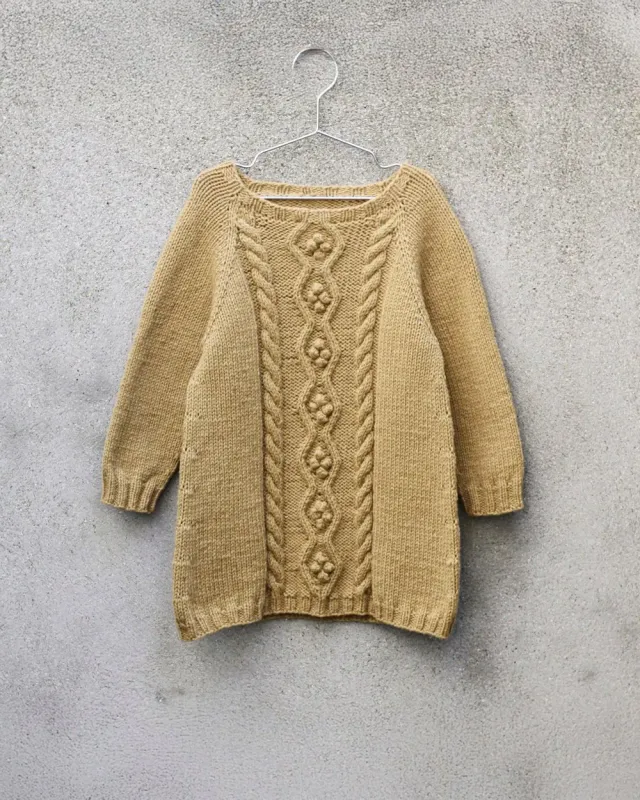 Knitting for Olive North Sea Dress Strickanleitung Zopf