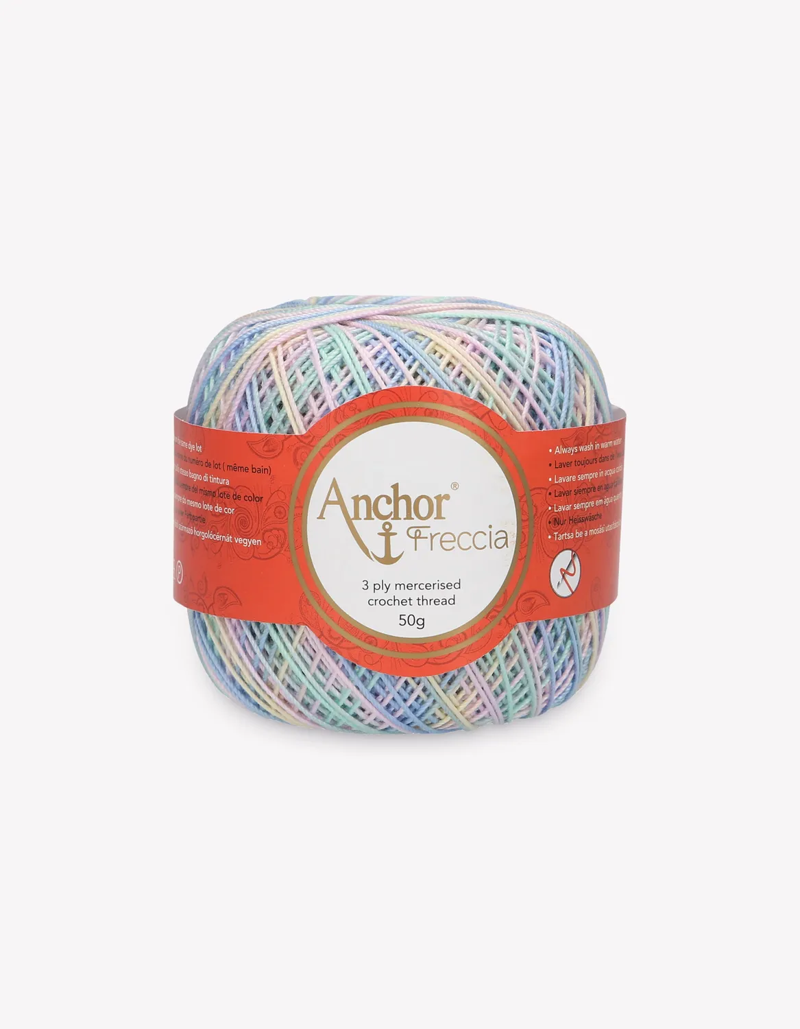 Anchor Freccia Multicolour 6 Häkelgarn 50g Verlauf
