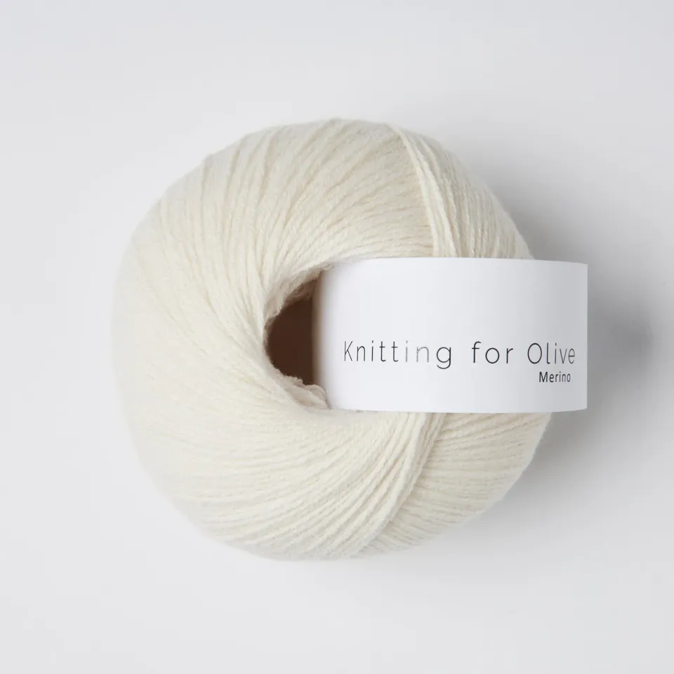 Knitting for Olive Merino Wolle Cream cremeweiß 250m