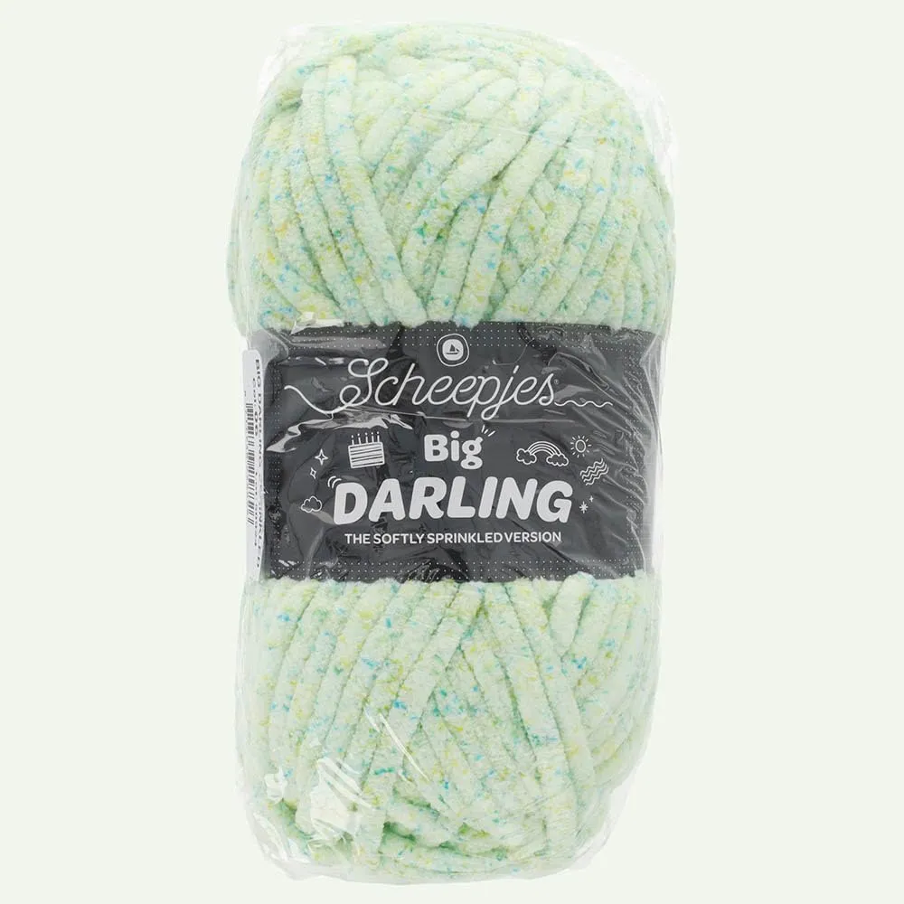 Scheepjes Big Darling Häkelgarn 06 Beach Day 150g blau-gelb