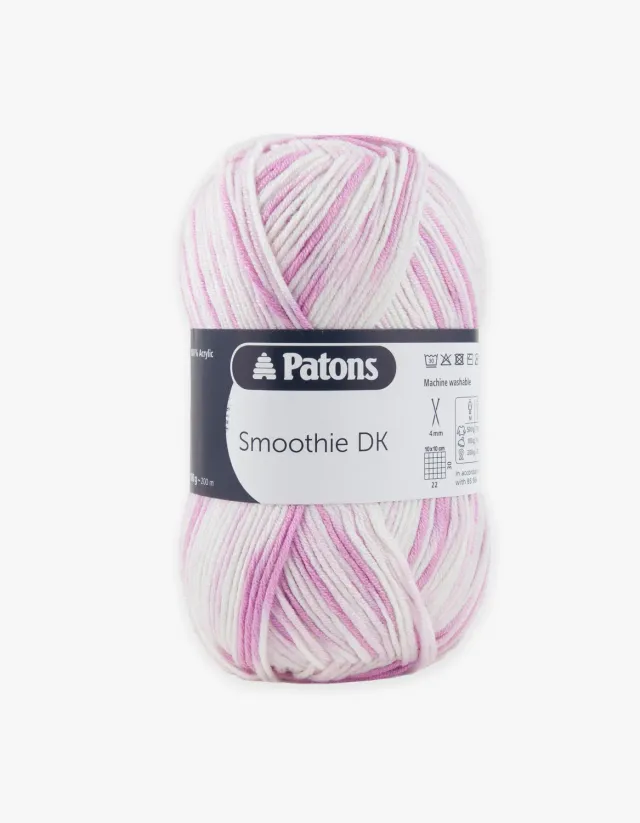 Patons Smoothie DK Wolle 100g 200m Multicolor Acryl