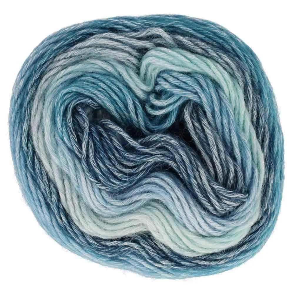 Scheepjes Stone Washed Flow 05 Calm Garn blau-beige 65g Baumwolle