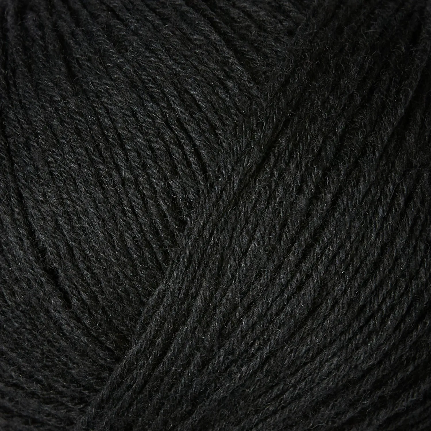 Knitting for Olive No Waste Wool Licorice Wolle 50g schwarz