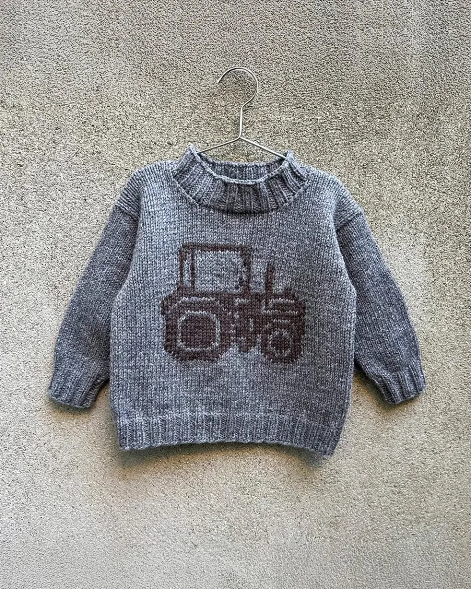 Knitting for Olive Tractor Sweater Strickanleitung deutsch Traktor