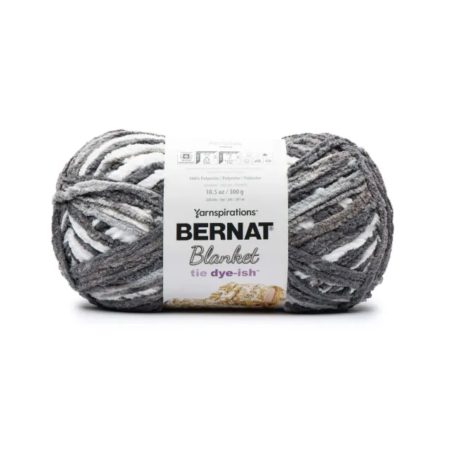 Bernat Blanket Tie Dye-ish Chenillewolle 300g Batik