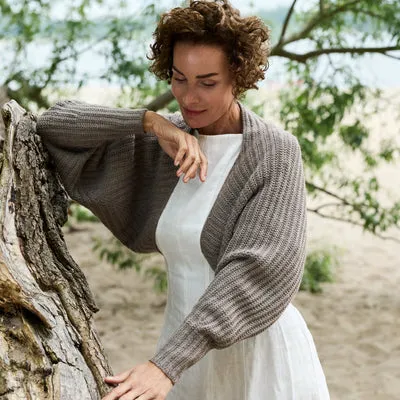 Rosy Green Wool Open Horizon Bolero Pattern English Download