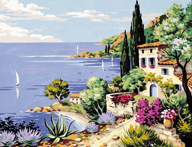 Anchor Royal Paris Mediterranean Gobelin-Canvas 37x47,5 cm