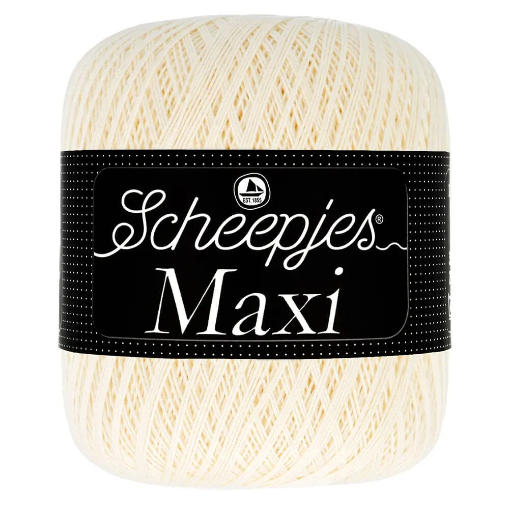 Scheepjes Maxi Häkelgarn Snow White 106 1x100g weiß