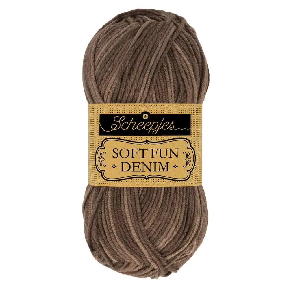 Scheepjes Softfun Denim 506 Grün Garn 1x50g Baumwolle-Acryl