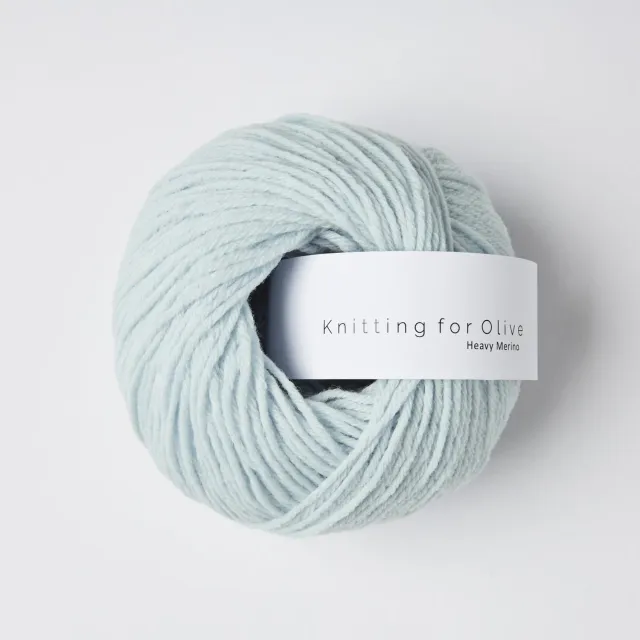 Knitting for Olive Heavy Merino Wolle Ice Blue Hellblau