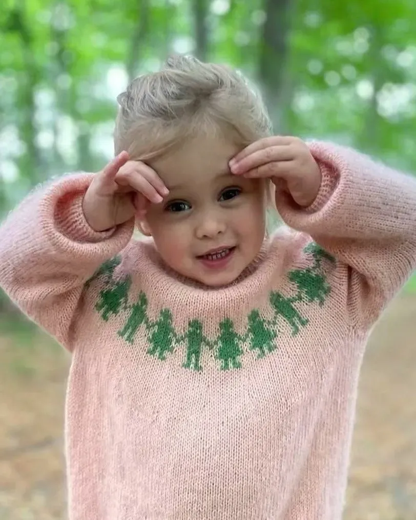 Knitting for Olive Unicef Sweater Strickanleitung deutsch Fair Isle