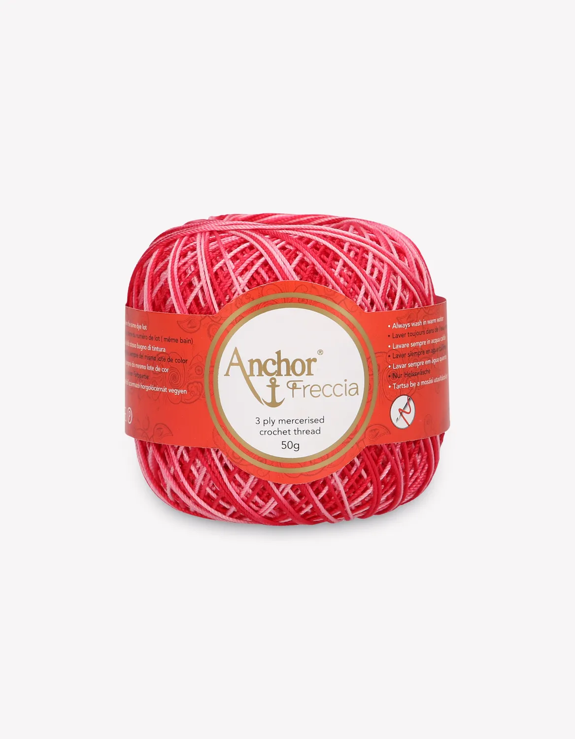 Anchor Freccia Multicolour 6 Häkelgarn 50g Verlauf