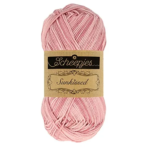 Scheepjes Sunkissed 009 Strawberry Ice Garn 50g Baumwolle