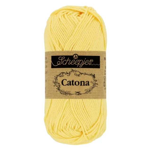 Scheepjes Catona Häkelgarn 50g 403 Gelb lemonade