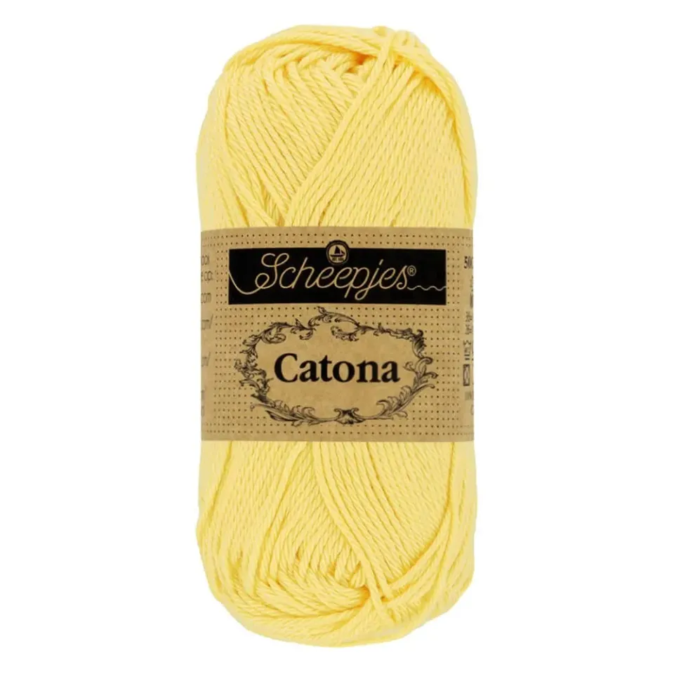 Scheepjes Catona Häkelgarn 50g 403 Gelb lemonade