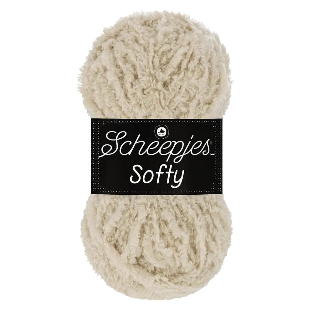 Scheepjes Softy 478 Schwarz Flauschgarn 1x50g Polyester