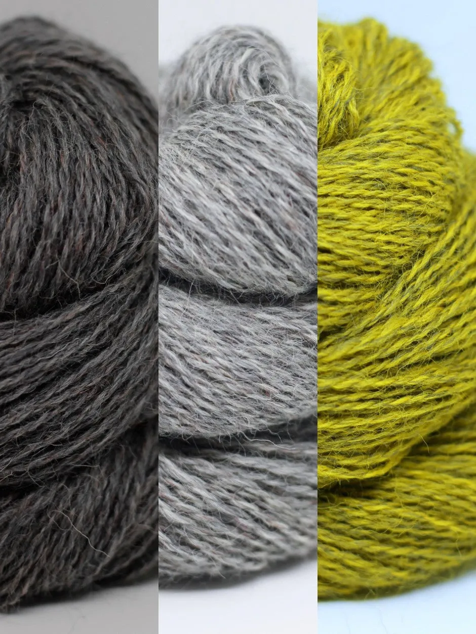 John Arbon Boyd Hat Strickset DK mit Bommel