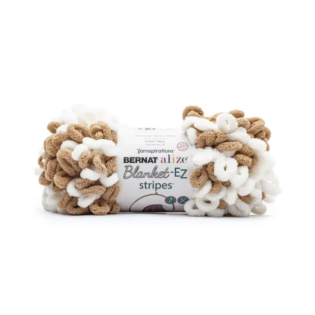 Bernat Alize Blanket-EZ Stripes Schlaufenwolle Streifen