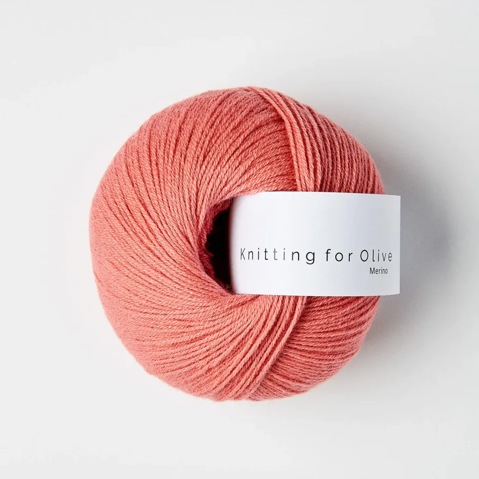 Knitting for Olive Merino Flamingo Wolle korallrosa