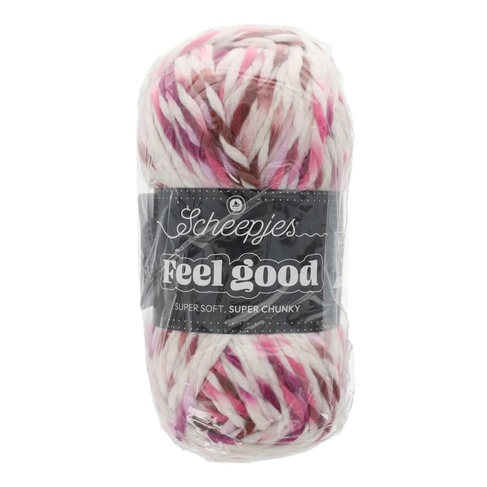 Scheepjes Feel Good 715 Good Vibes Wolle 150g Rotverlauf