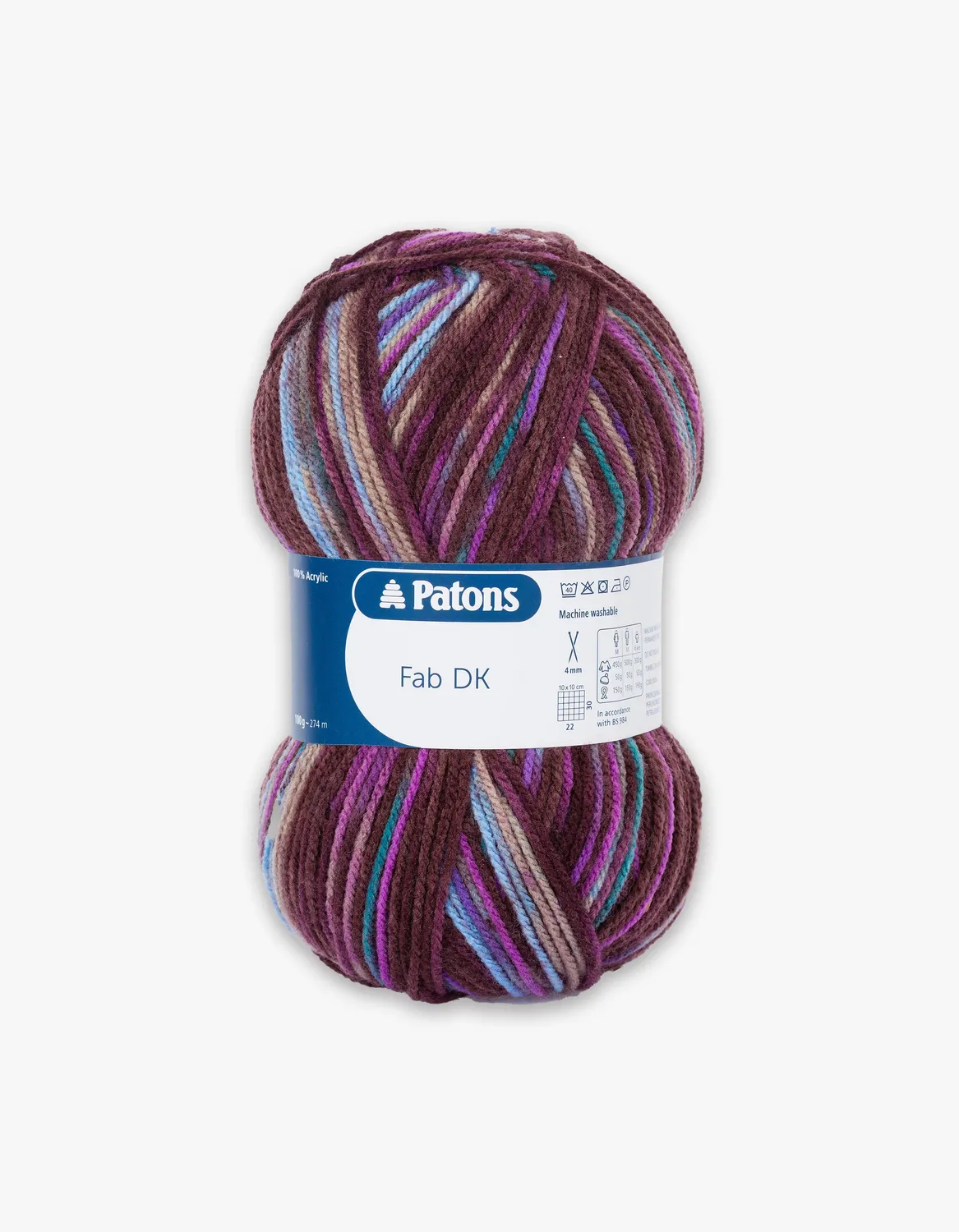 Patons Fab DK Wolle 100g 274m pflegeleicht