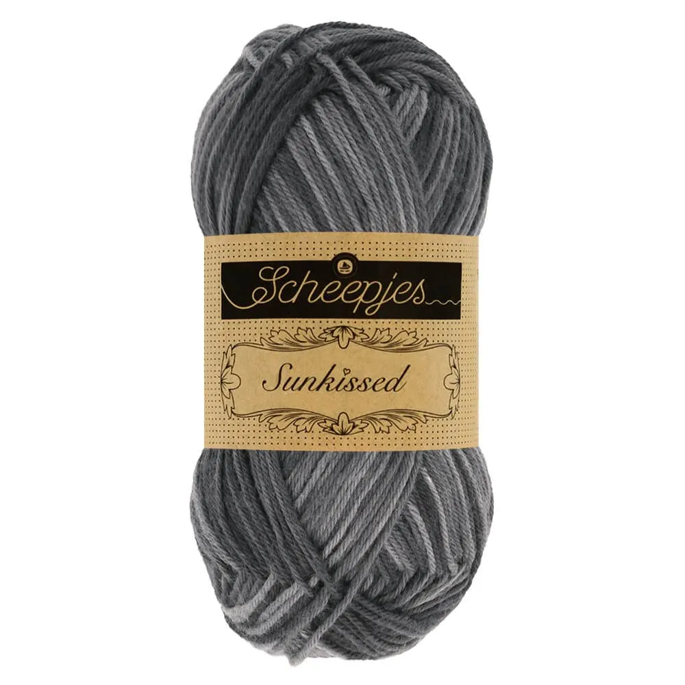 Scheepjes Sunkissed 017 Summer Rain Garn 50g Grau