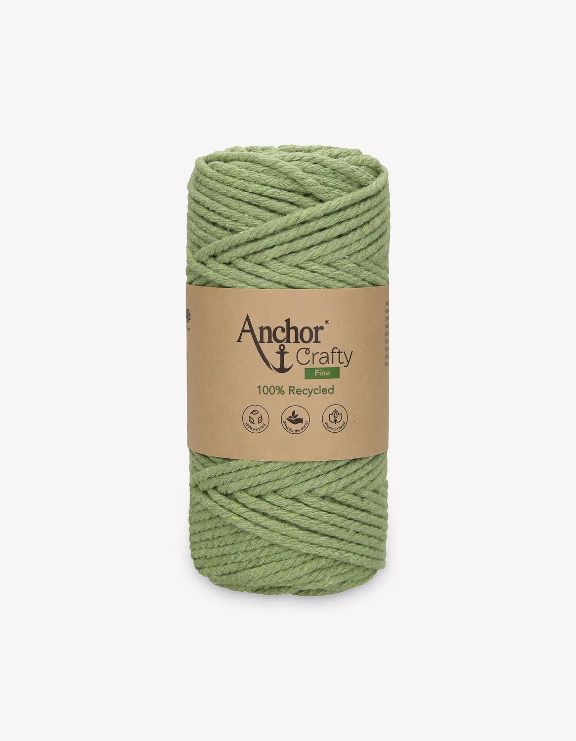 Anchor Crafty Fine Makrameegarn 250g 3mm recycelt
