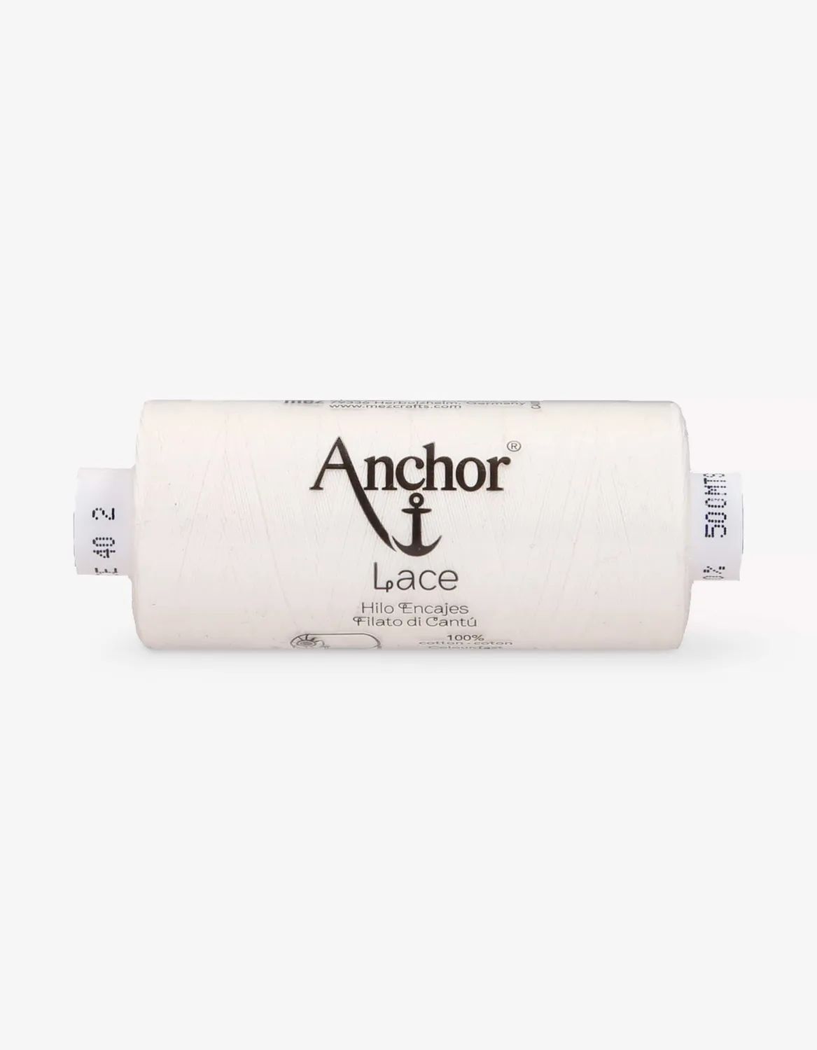 Anchor Lace Klöppelgarn Stärke 20 weiß 500m Baumwolle