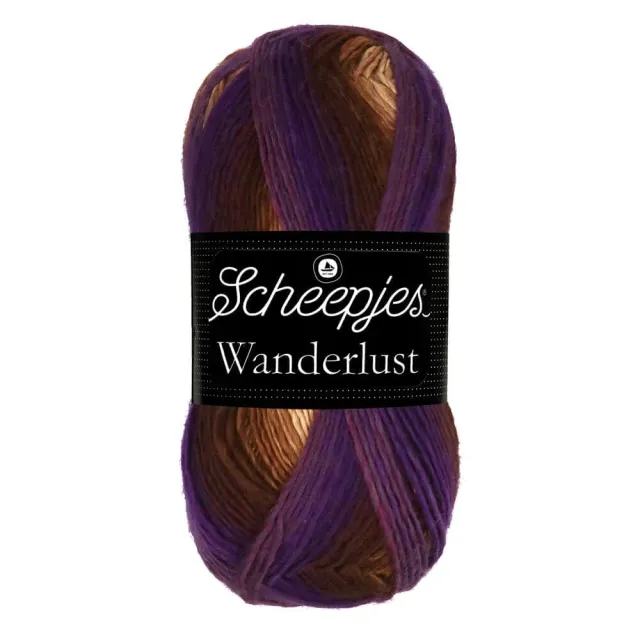 Scheepjes Wanderlust Garn 100g Havana 454 braun