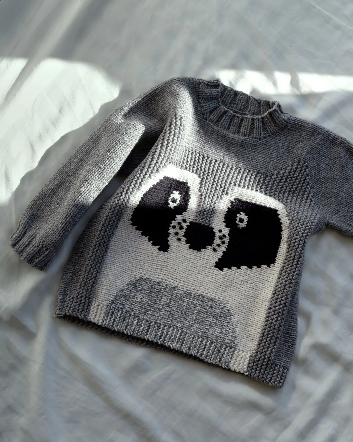 Knitting for Olive Olive's Racoon Strickanleitung 1-6J Intarsia