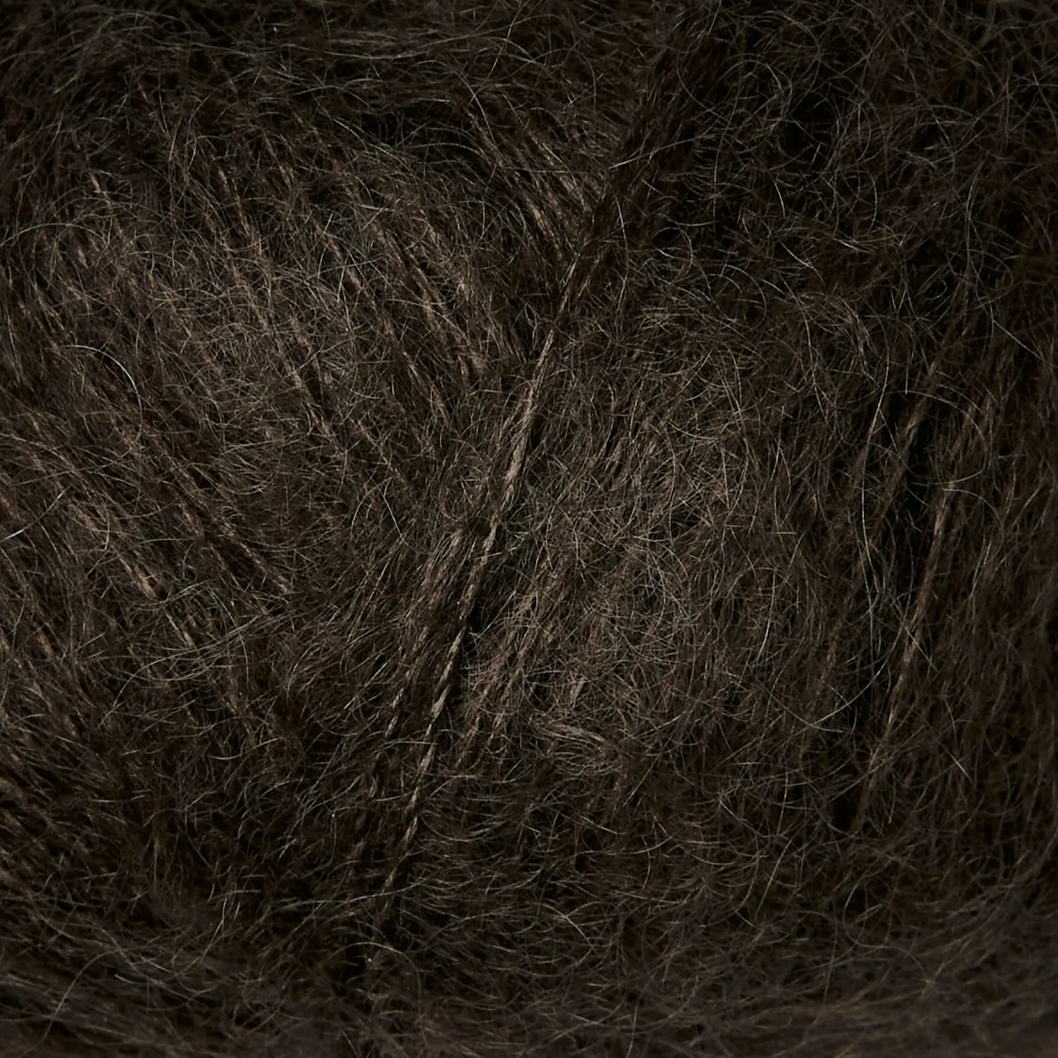 Knitting for Olive Soft Silk Mohair Wolle Brown Bear meliert