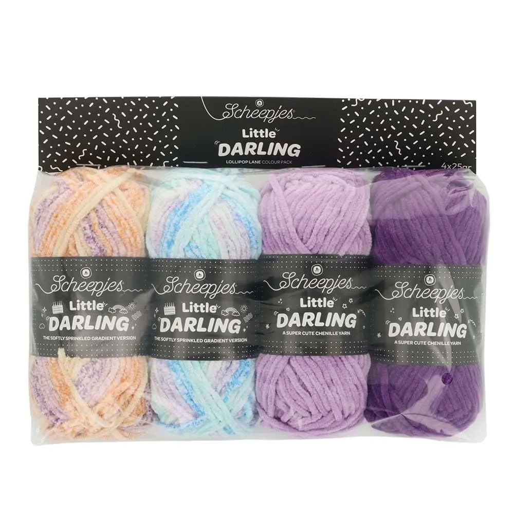 Scheepjes Little Darling Sprinkled Gradient Wolle Sundae Parade 4x25g
